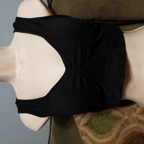 Fashion hollow mesh breathable large black spots bra - Picture 3 of 17